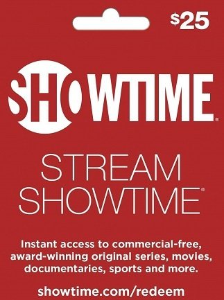 Showtime Gift Card 25 USD - sho.com Key - UNITED STATES