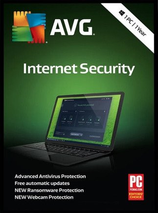 AVG Internet Security 1 User 1 Year AVG PC Key GLOBAL